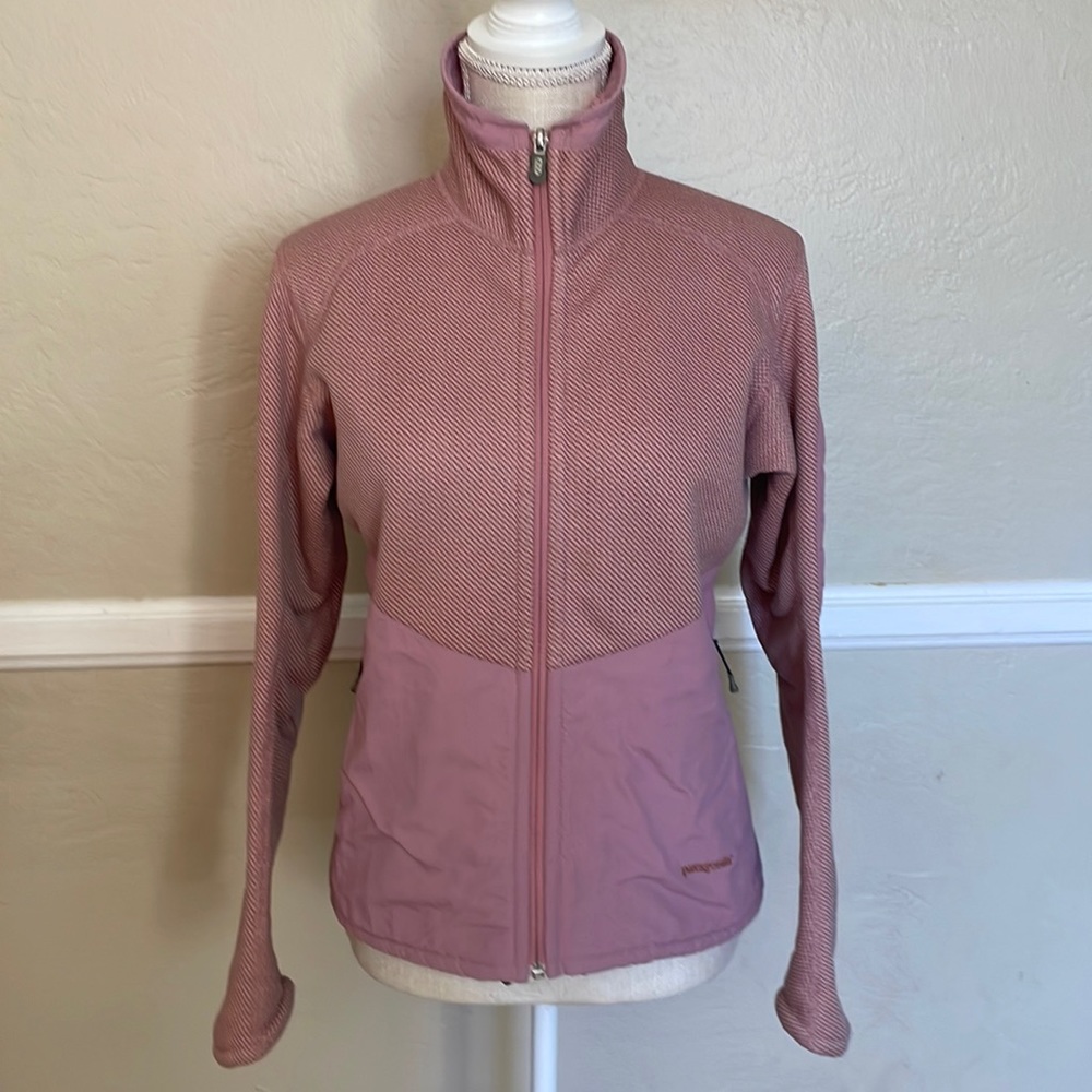 Vintage Patagonia Worn Wear Women’s R2 Granular Jacket Zip Up Powder Pink